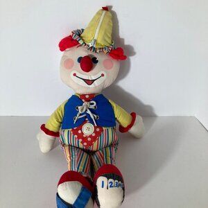 Vintage Fisher Price Clown 1984 Learn to Dress Me 16"